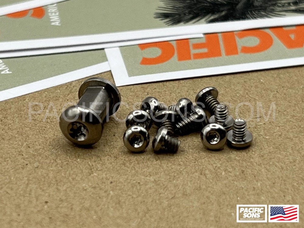 Benchmade Bugout 535 Titanium Screws/Hardware Kit - Silver