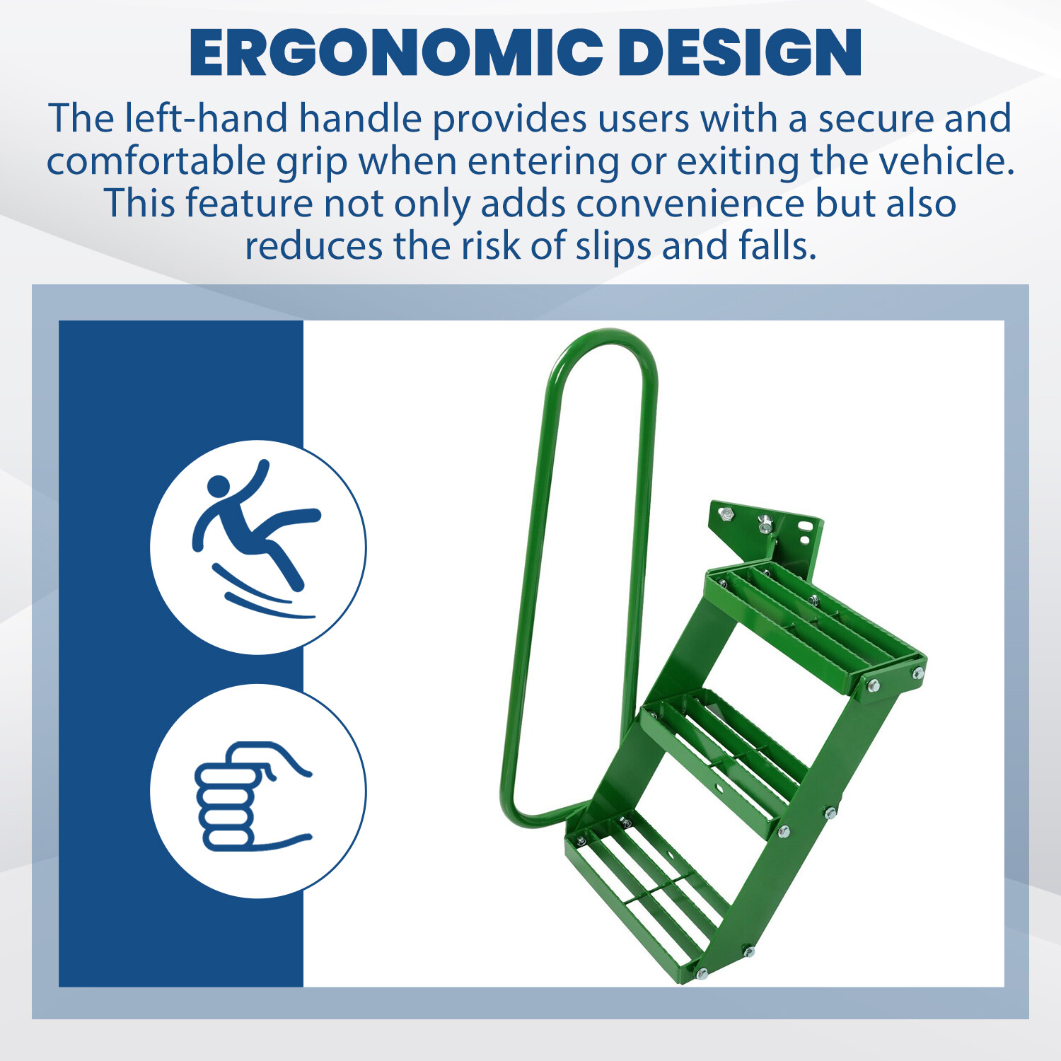 For John Deere 4050 4240 4430 4630 4440 4230 Step Stair Kit W/ LH Handrail