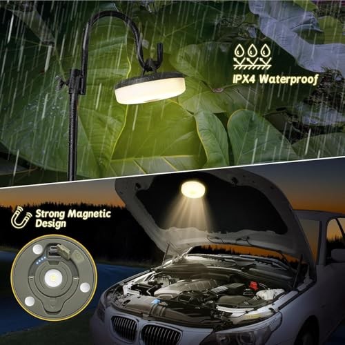 Camping String Lights, Outdoor String Lights with 8 Lighting Modes, 1 pack