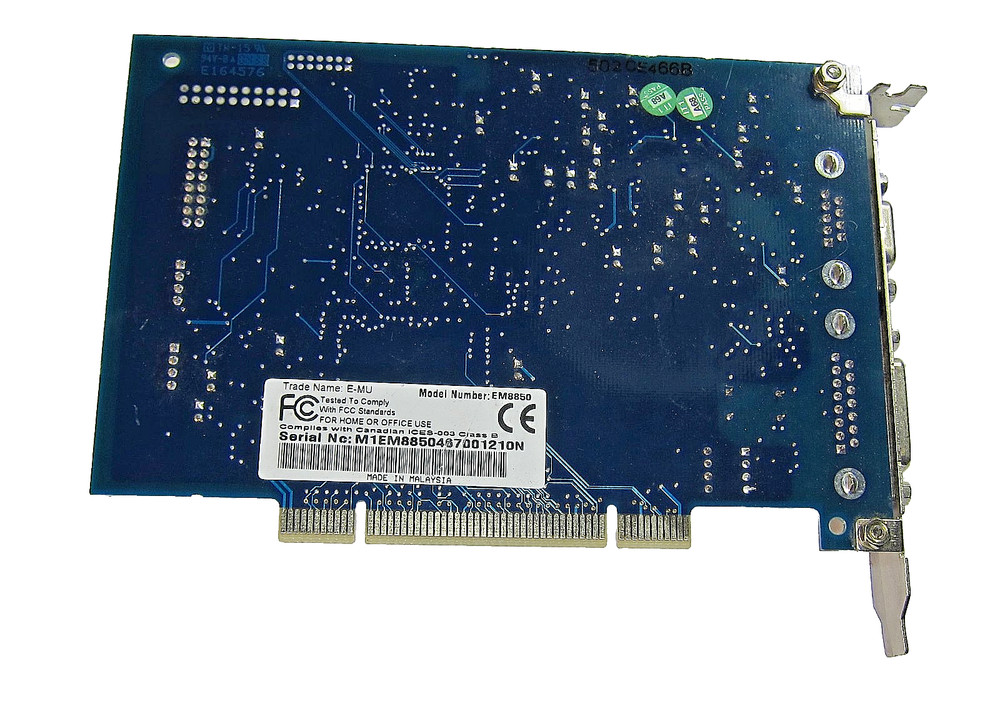 Genuine E-MU Systems EM8850 E-DSP PCI Sound Card / Audio Interface