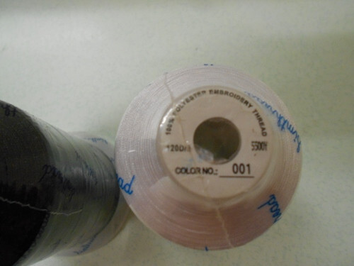 Polyester Embroidery Machine Thread Huge Spool 5500Y for All Purpose Sewing