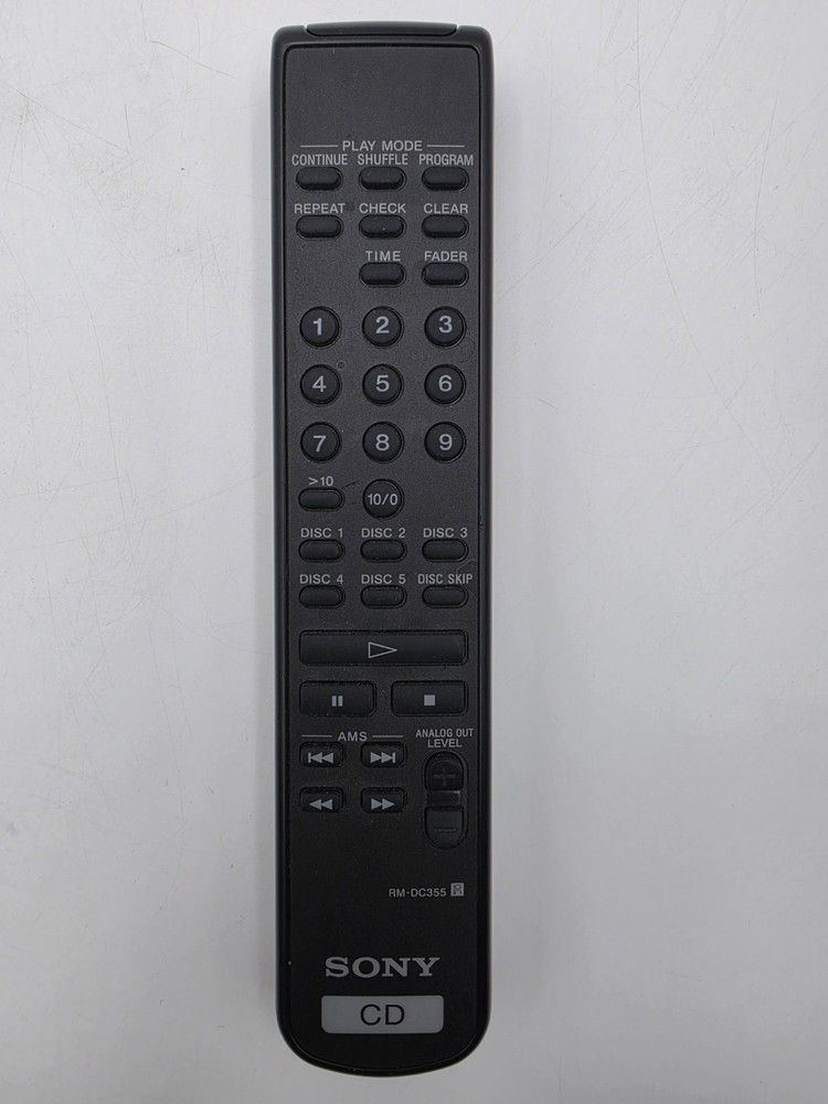 Sony CDP-CE375 5 CD Changer With Remote Tested Works
