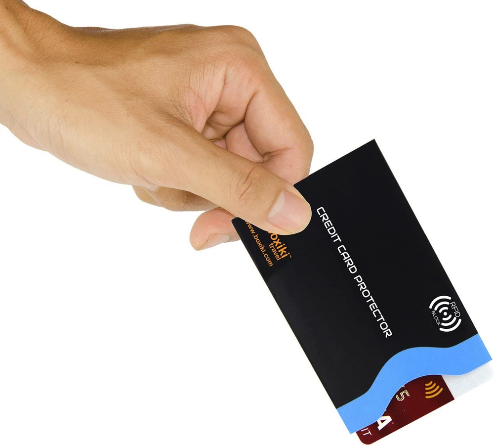 12pcs Travel RFID Blocking Sleeves,Set w/ Color Coding | RFID Blocking Envelopes