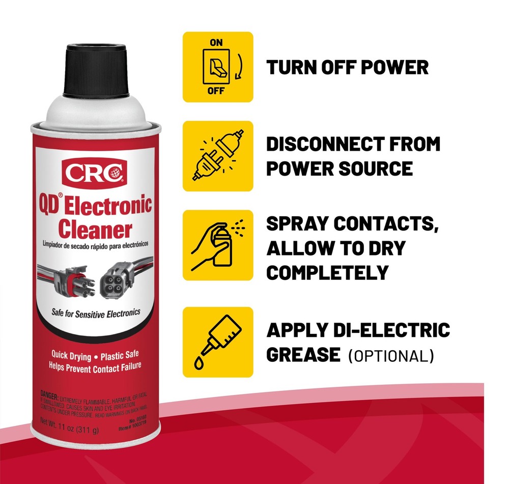 CRC 05103 QD Electronic Cleaner -11 Wt Oz
