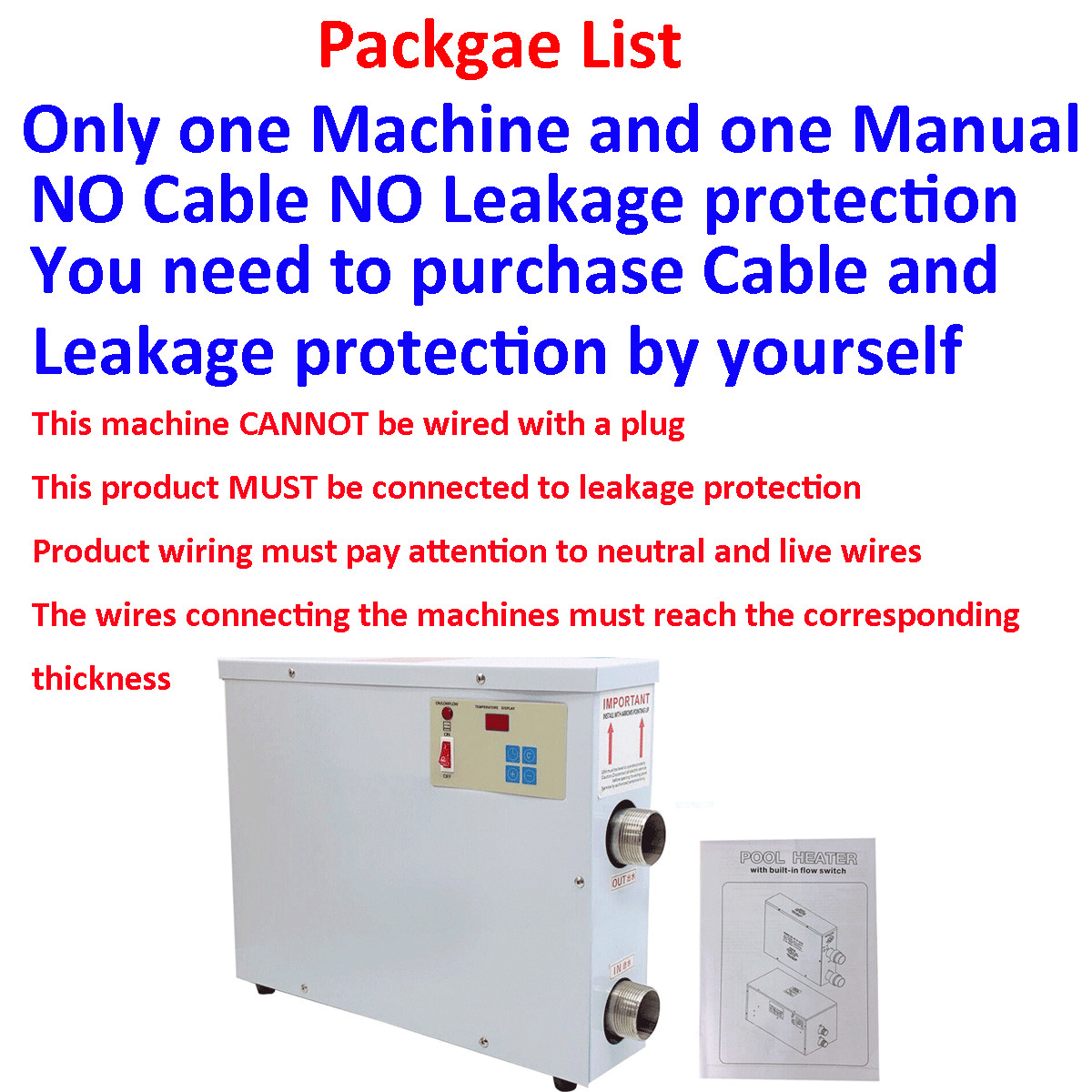 11KW Electric Swimming Pool Water Heater Thermostat Hot Tub 110V US STOCK