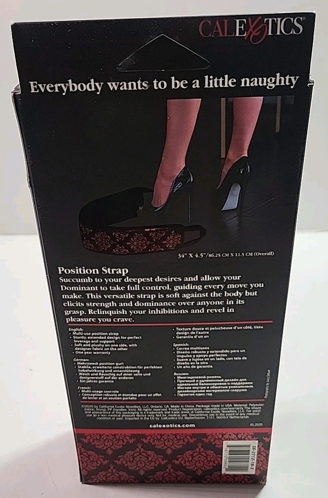 California Exotics Scandal Position Strap