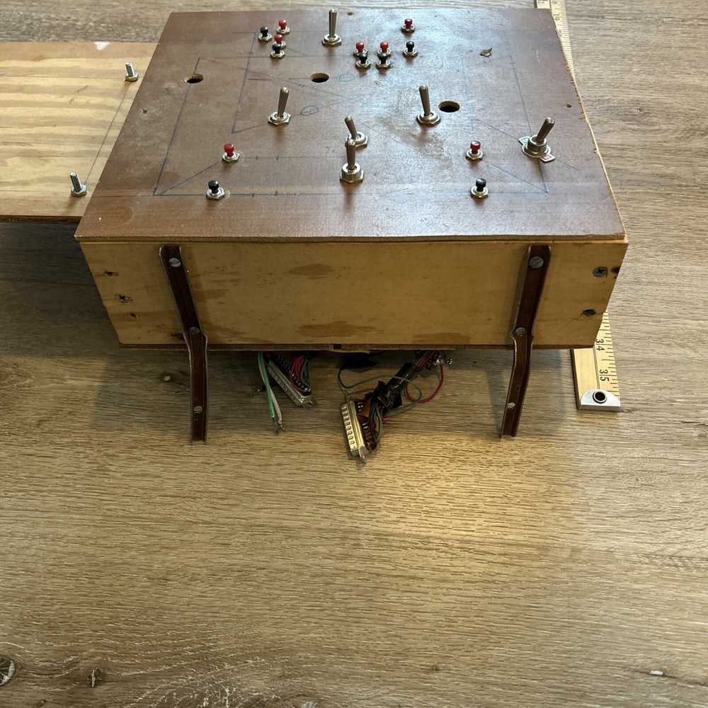 Model Train Display Control Box Hand Made 19” X 11” With Transformer Side Mount