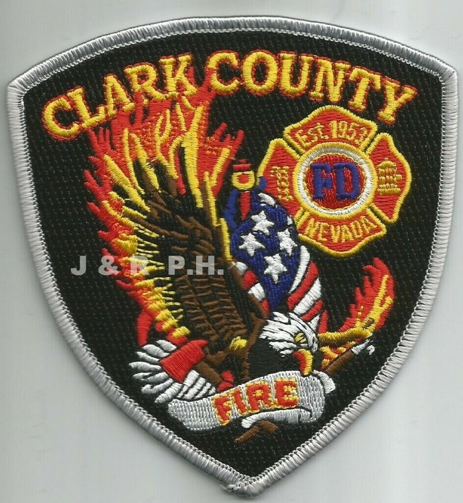 Clark County  Fire Dept., Nevada (4" x 4.25" size)  fire patch