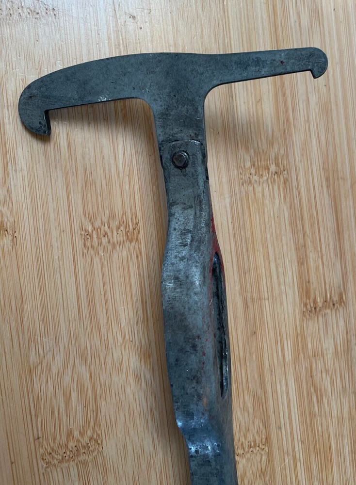 Vintage Automotive Scraper Puller 2 Sided Hook 15" Long