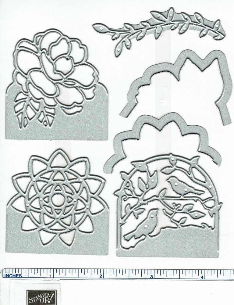 Stampin' Up! BOTANICAL BLISS & BOTANICAL TAGS THINLITS DIES - NEW