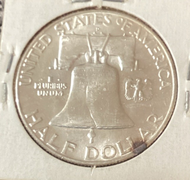 1957 D Franklin Half Dollar