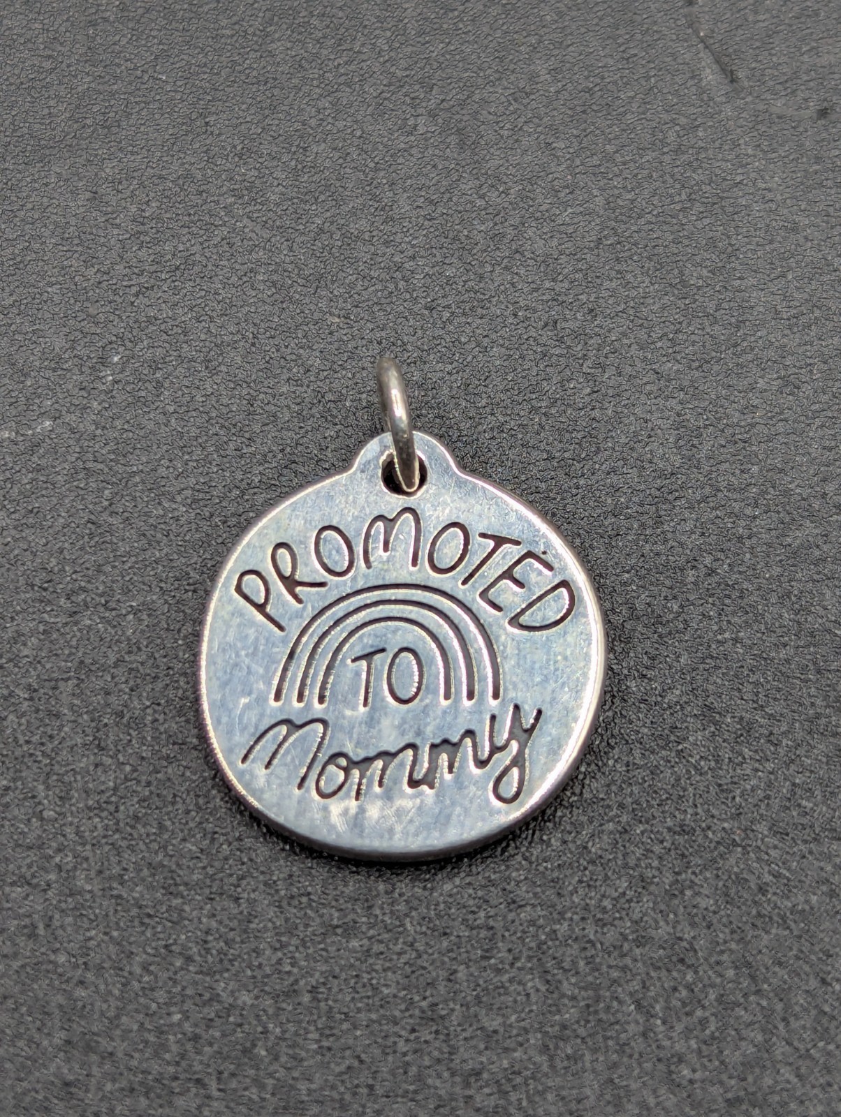 James Avery Promoted To Mommy Sterling Silver Charm Baby Reveal Shower Gift **