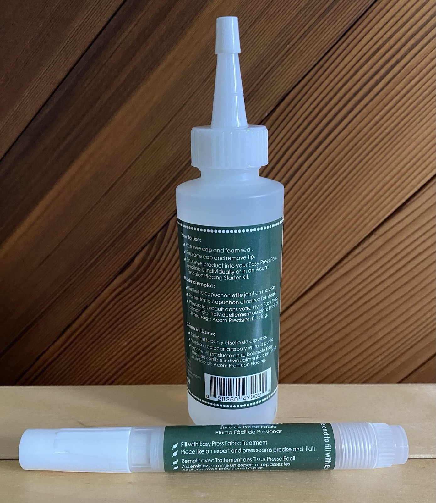 Acorn Precision Piecing Easy Press Fabric Treatment & Easy Press Pen NEW