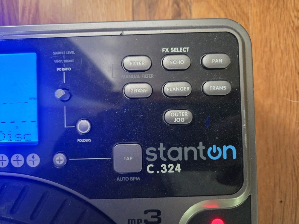 Stanton C.324 Tabletop DJ Turntable Mixer CD Player Inoperative "No Disc" Error