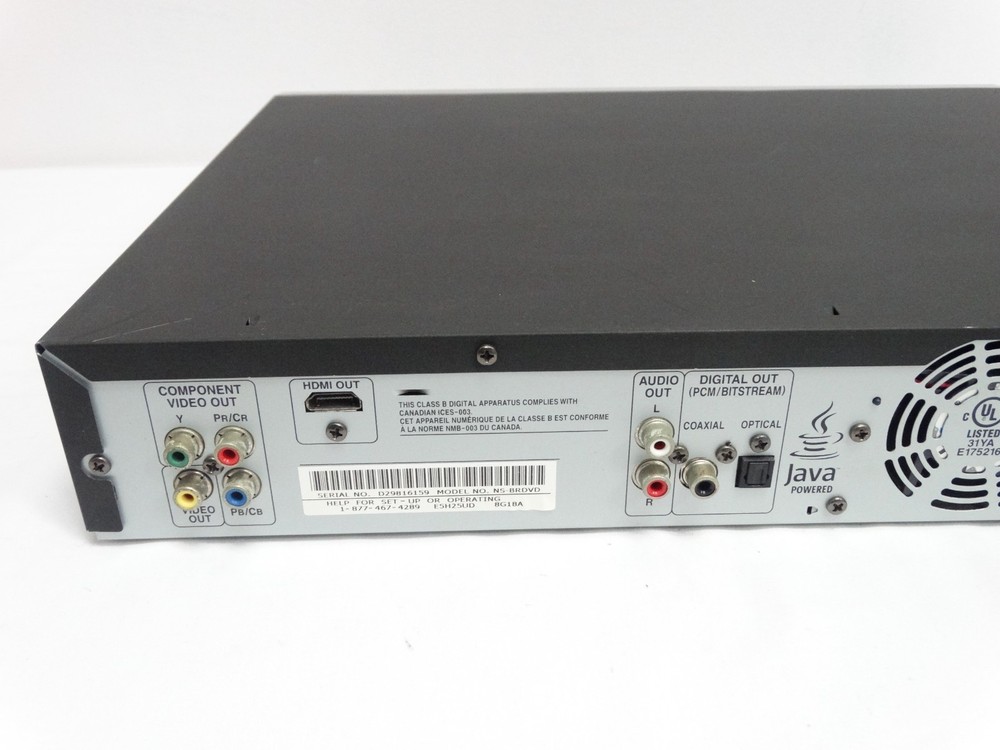 Insignia Model NS-BRDVD Blu-Ray & DVD Player - No Remote - Tested & Working