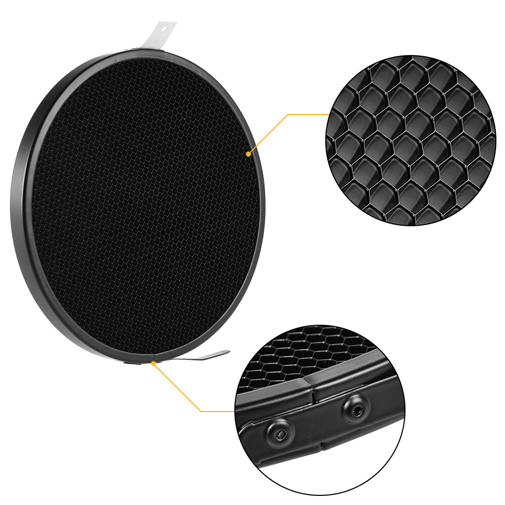 30° Honeycomb for 7" Standard Reflector Diffuser Shade Dish NEW J3E3