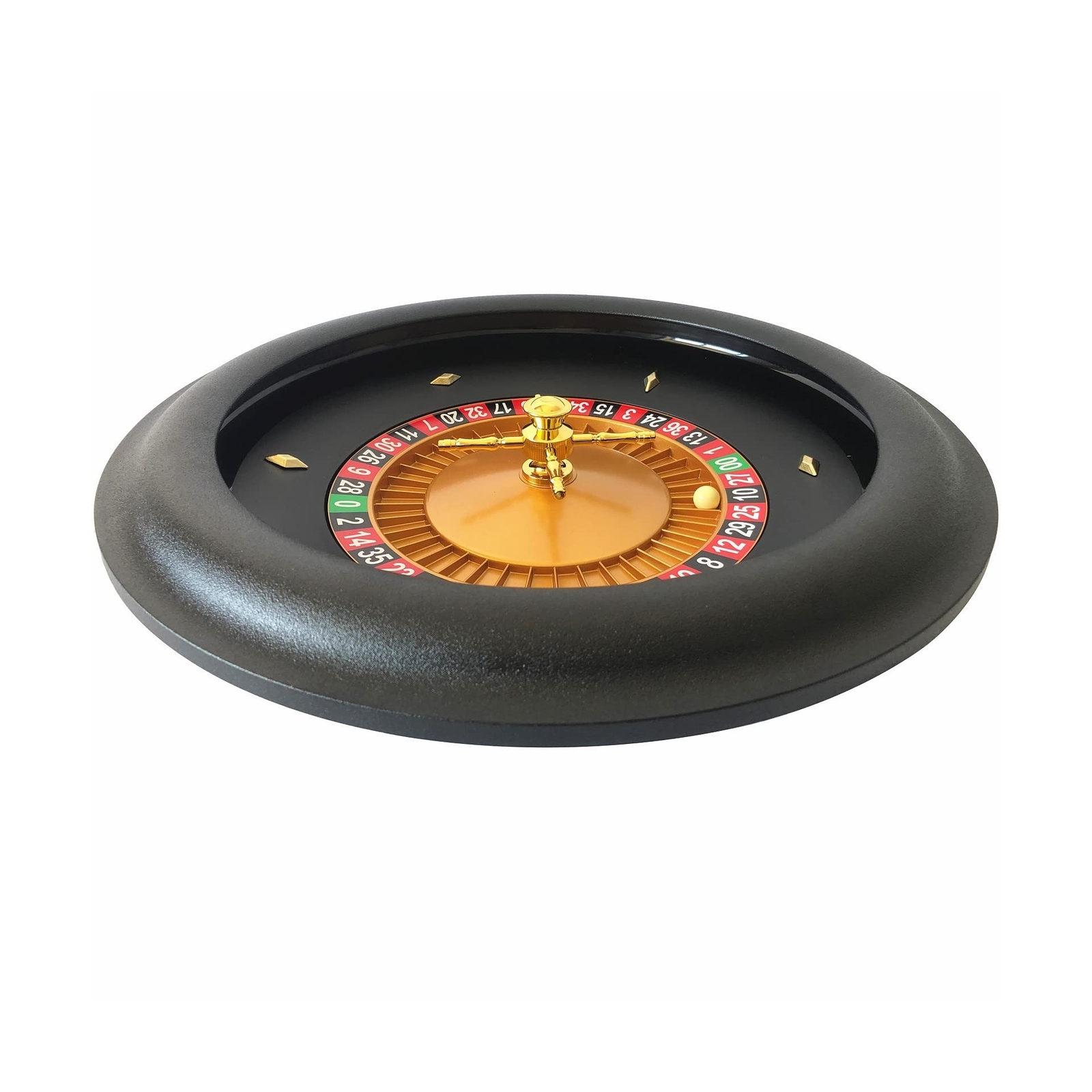 Yuanhe Deluxe Roulette Wheel Set - 18" Casino Grade Roulette Game Set with 2 ...