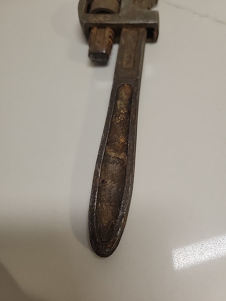 Worth 8 Pipe Wrench Vintage