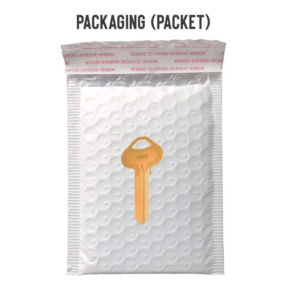 RU20 / A1011D41 Key Blank Brass