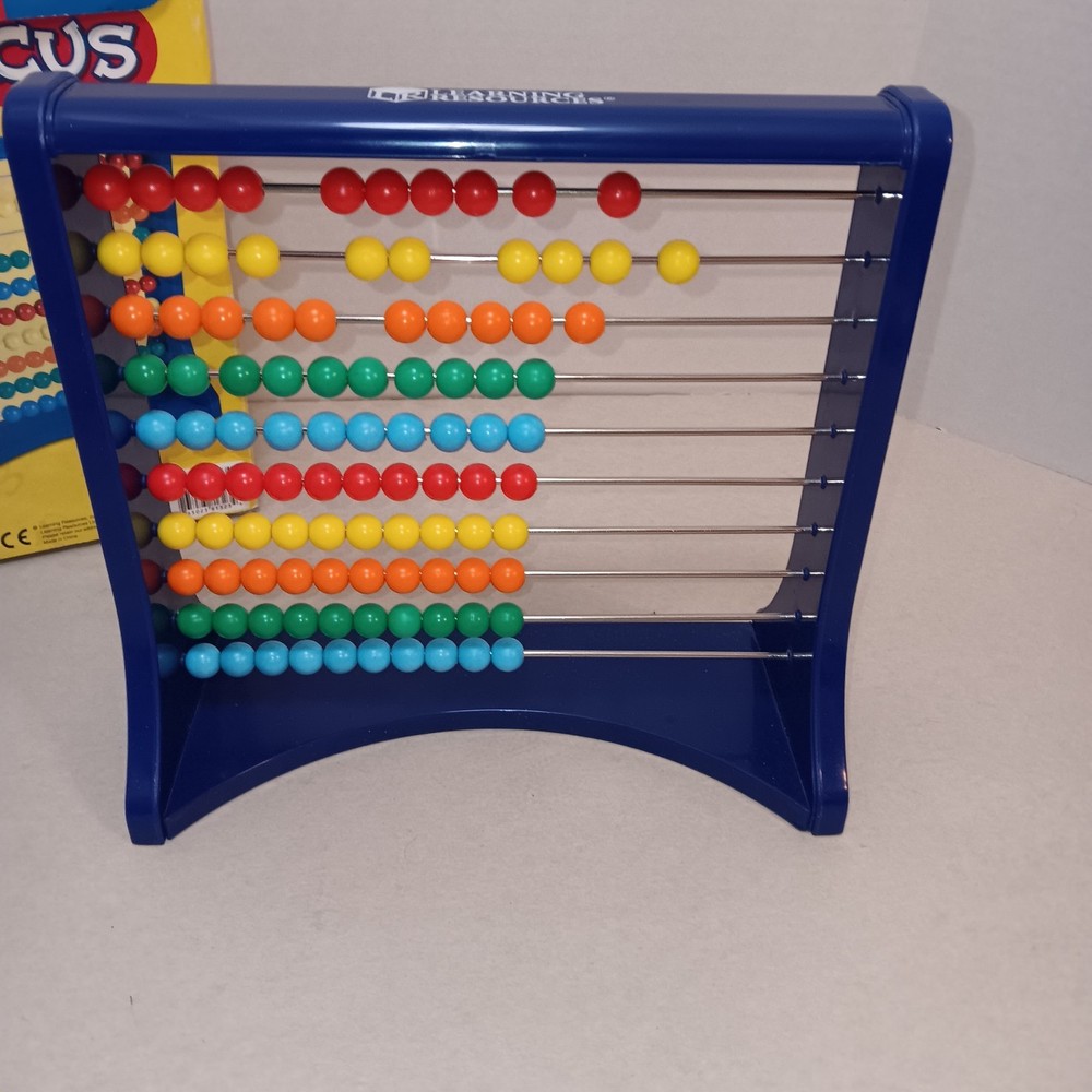 Learning Resources Ten-Row Abacus, Math, Addition,Subtraction,Homeschool