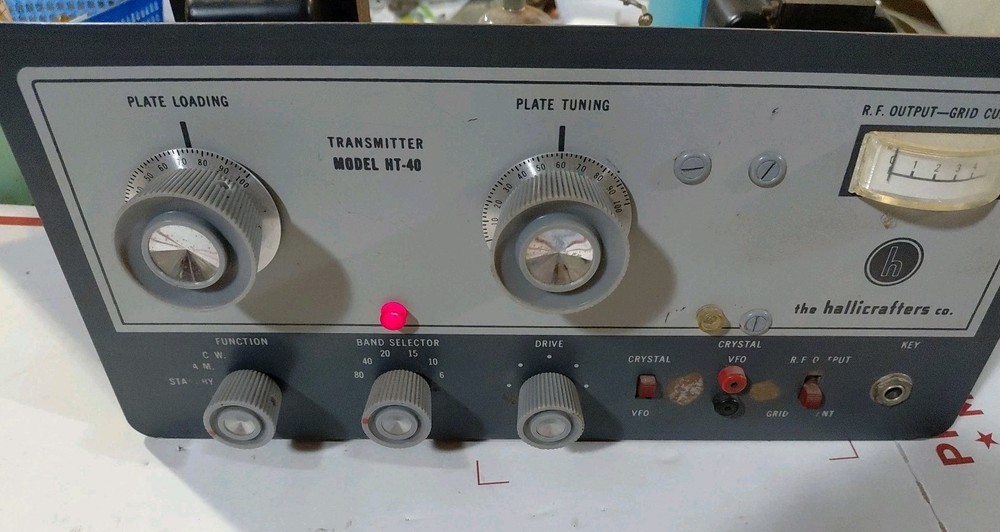 Hallicrafters HT-40 Transmitter Power Up ONLY No Testing Was Done