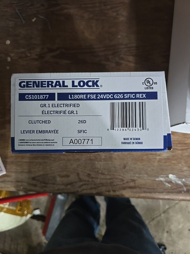 General Lock CS101877