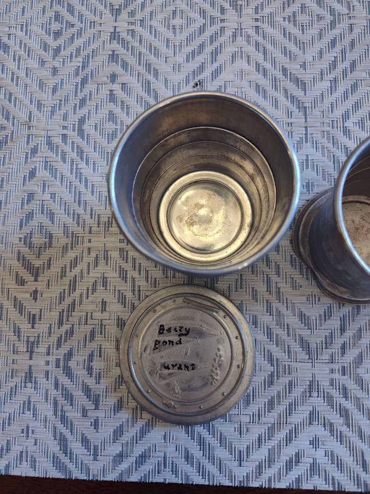 3 Collapsible Metal Cups, Camping/Hiking