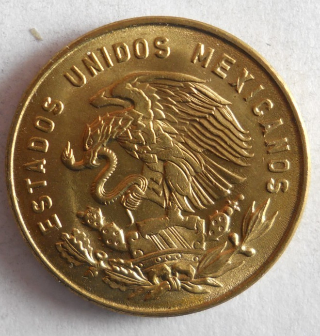 1963 MEXICO 5 CENTAVOS - UNCIRCULATED - FREE SHIP - LC #132