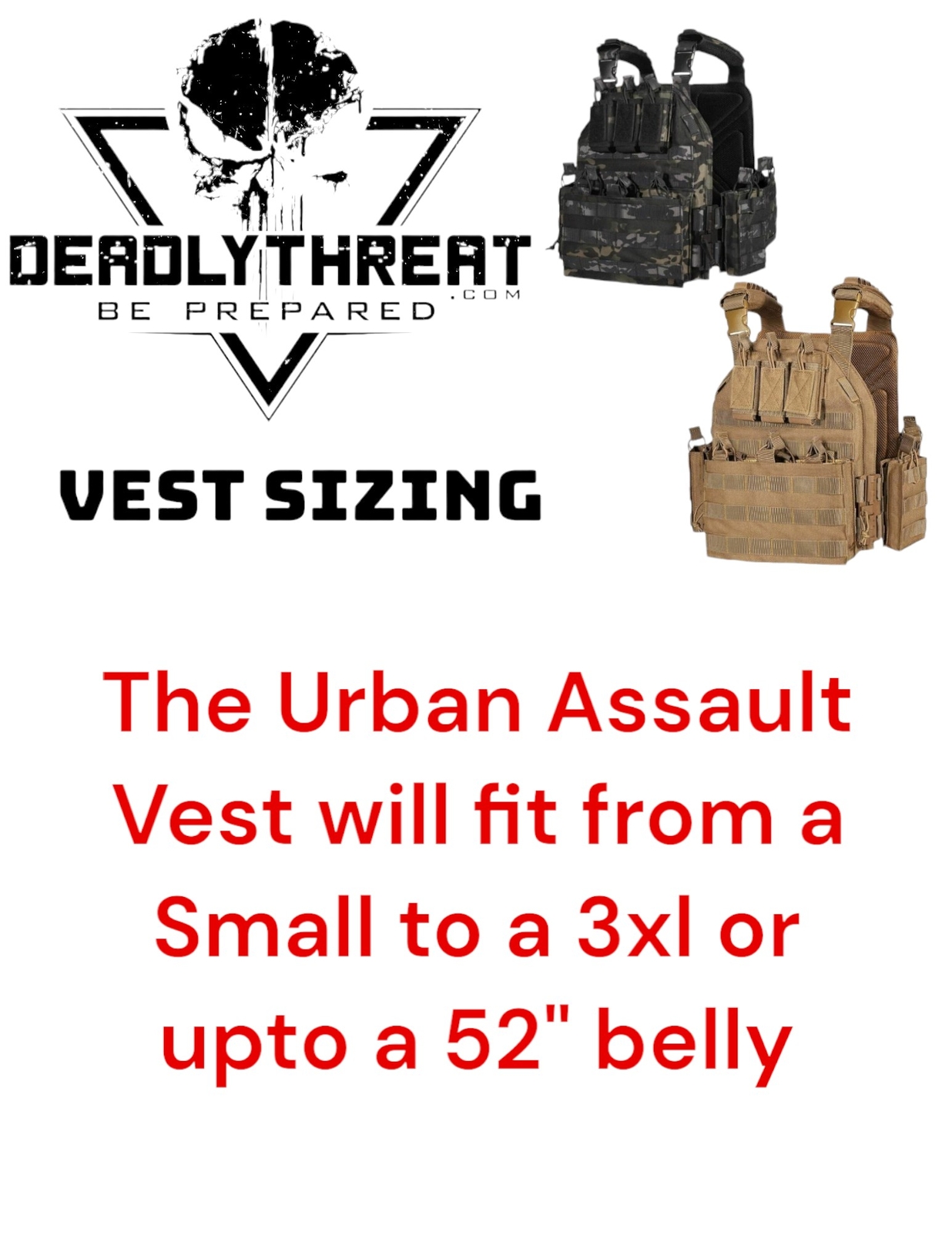 Urban Assault Camo 7 Tactical Vest Plate Carrier