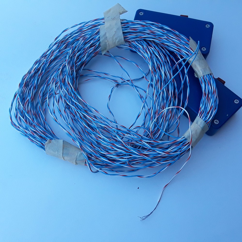 Wirings Wires With 2-Outlets Red Push Button