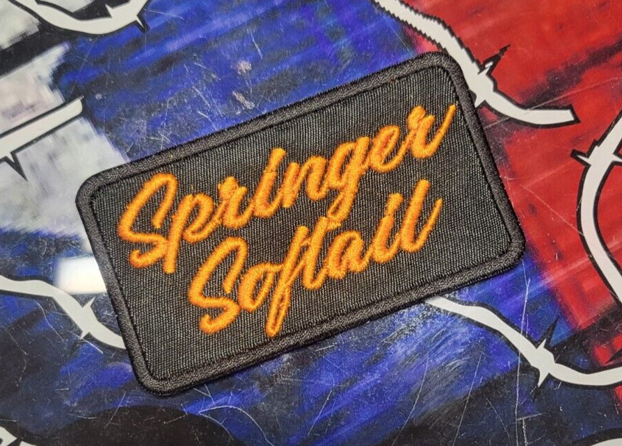EMBROIDERED SPRINGER SOFTAIL PATCH (Please Read Ad)
