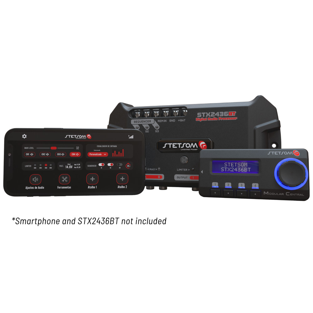 Stetsom Modular Central SMC Remote Controller for Stetsom DSP STX2436BT