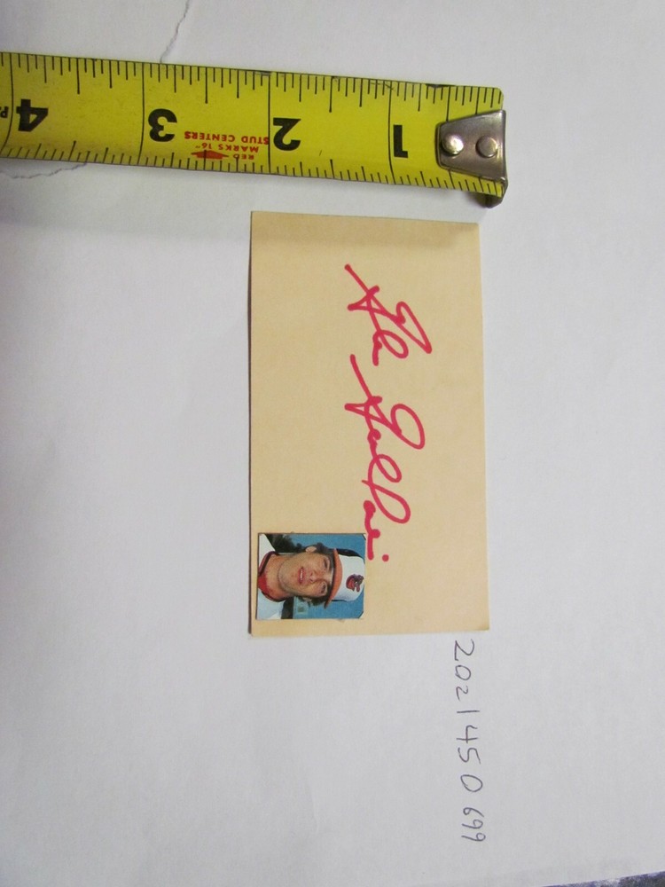 Glenn Gulliver Signed Autographed Cut JSA Auction Certified