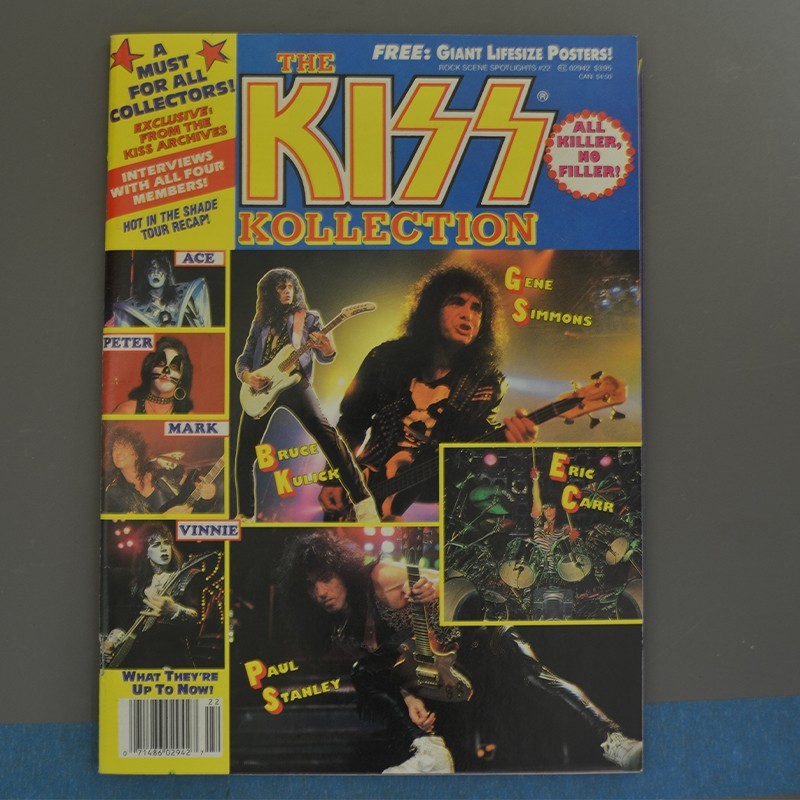 Magazine Rock Scene Spotlights 22 The KISS Collection 1991 Ships Free in USA