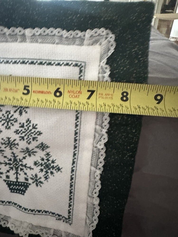 Vintage Needlepoint Christmas’s Tree Wall Hanger