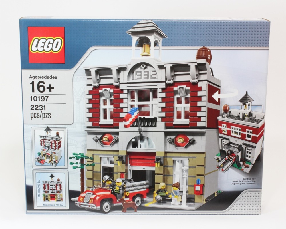 Factory Sealed Lego Creator Modular Building FIRE BRIGADE Set 10197 Fire Engine