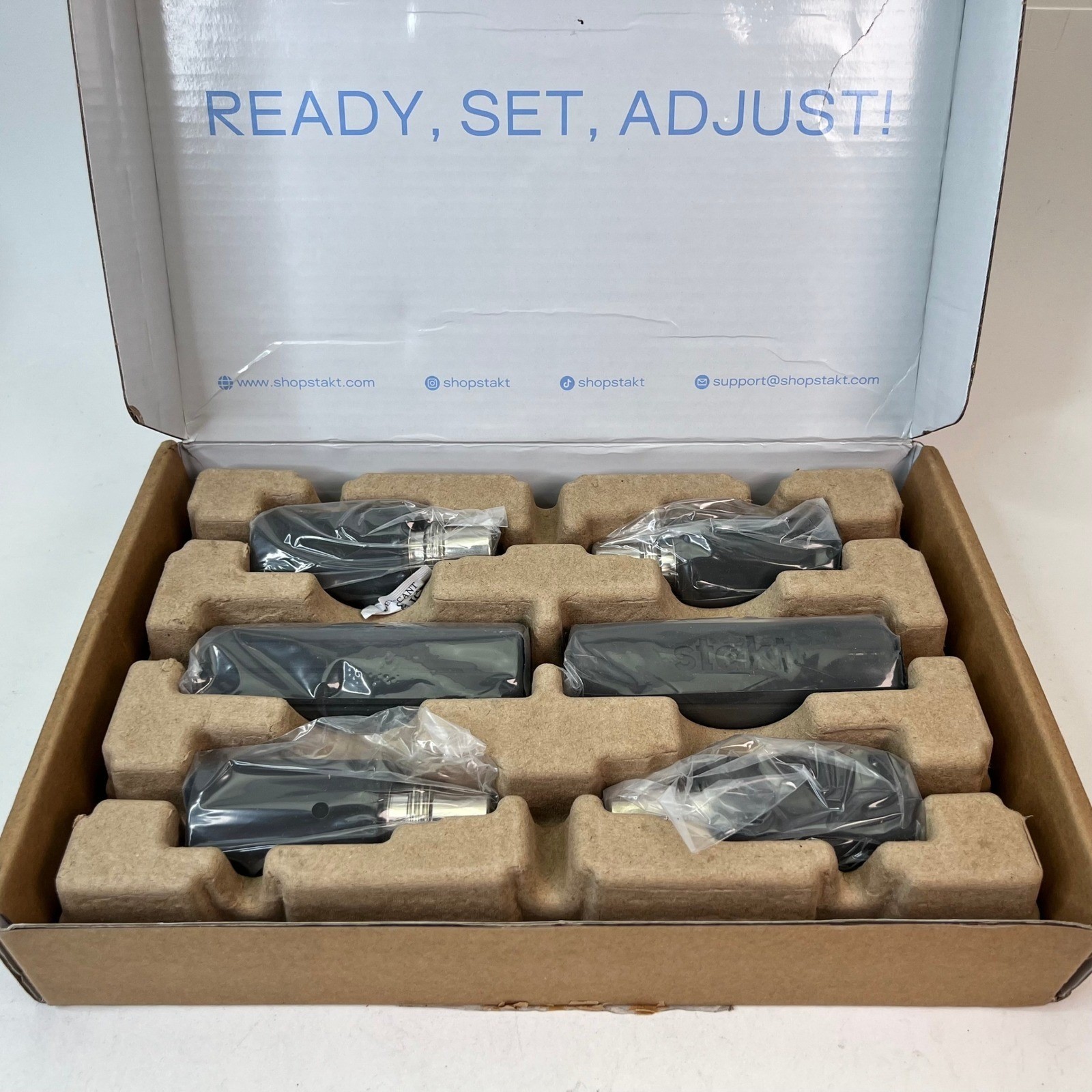 Stakt Weights Grey Adjustable Hand Weight Set for Flex Workouts