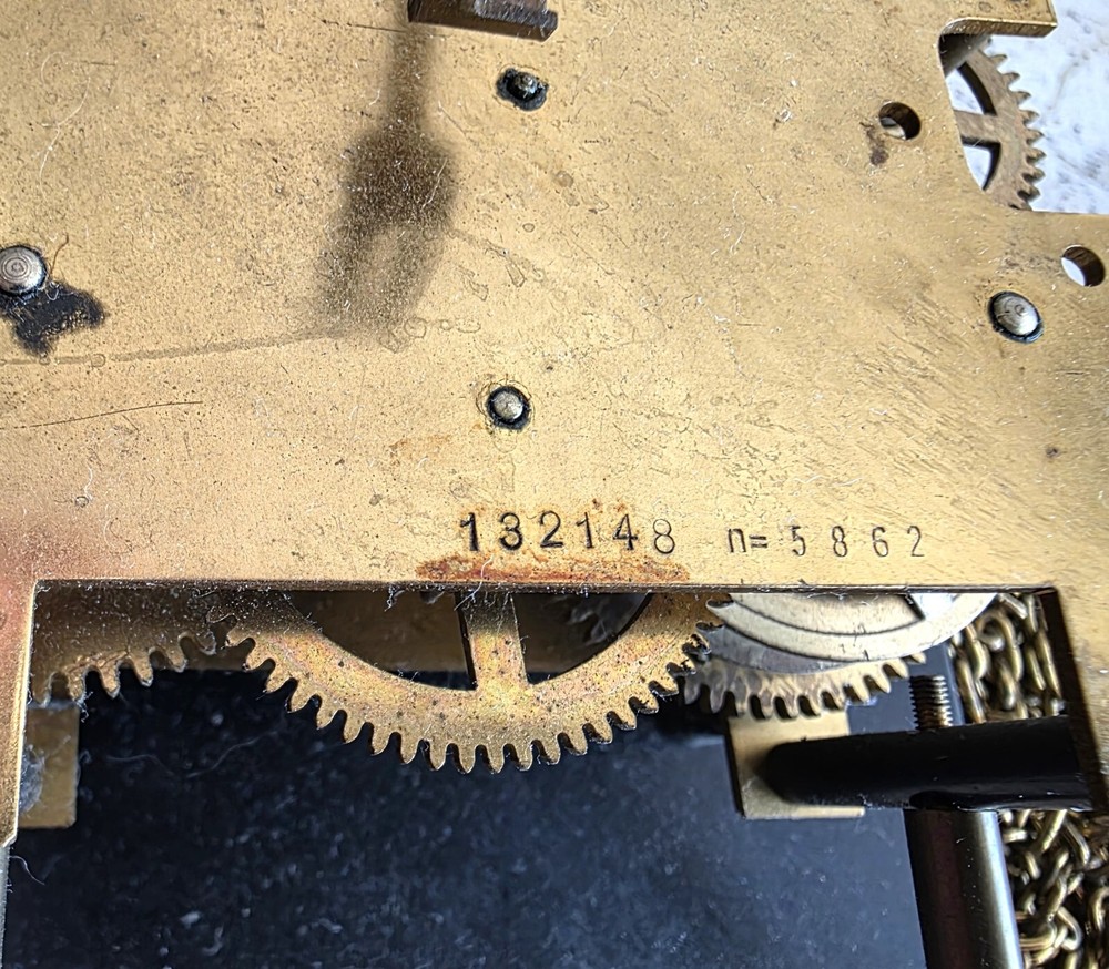 Warmink Clock Dial, Movement Wall Clock And Chains Moon Phase