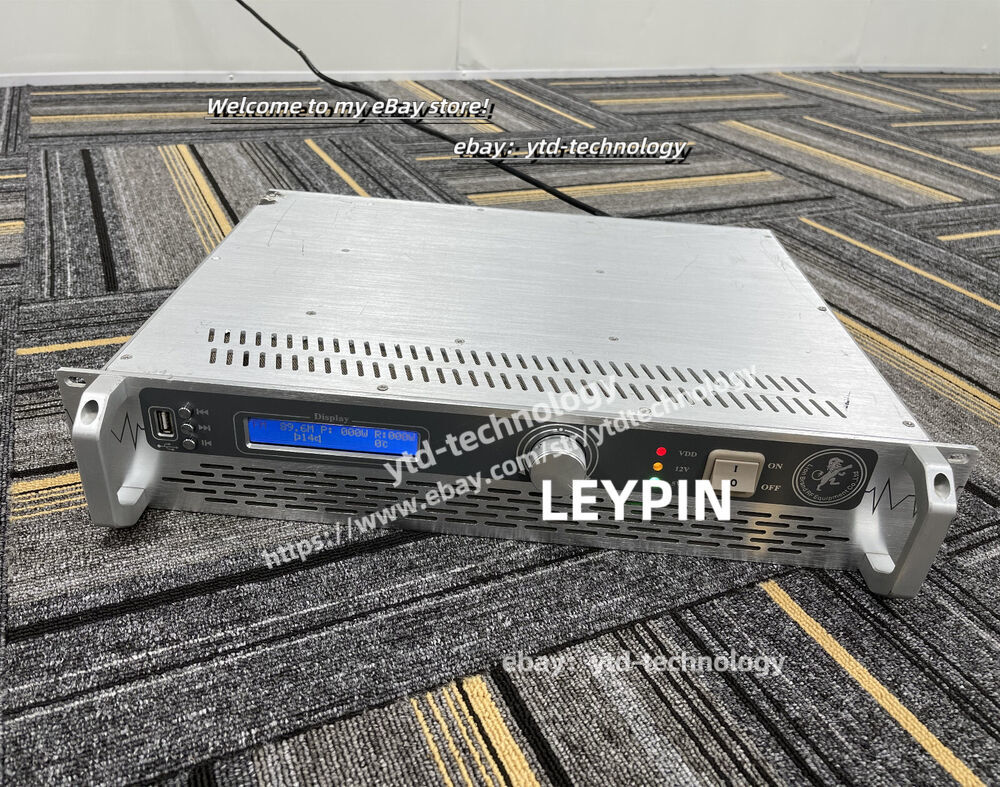 Broadcast Prof RVRTEX1000WFM Warner RF Transmitter Wide Band 88-108MHzStereo#ytd