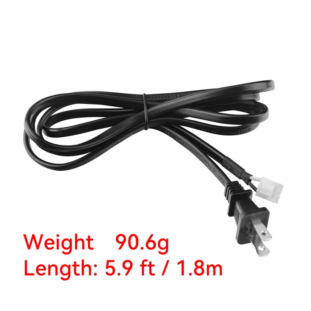 6ft UL 18AWG AC Internal Power Cord For Element ELEFT281 ELEFT326 ELEFT406