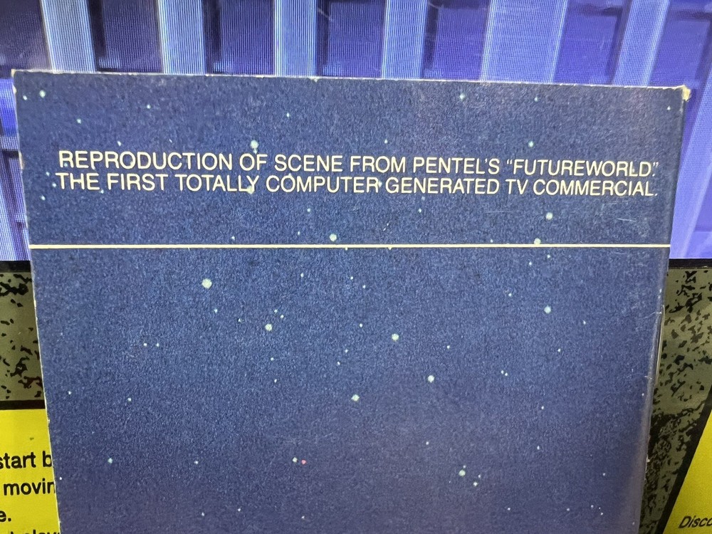 1983 Pentel Student Date Book Futureworld 1st Computer Generated TV Commercial!