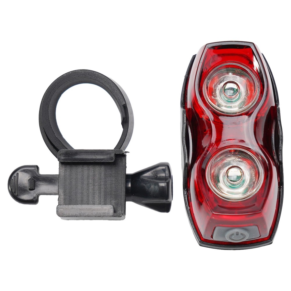 Lightweight and Reliable Bicycle Tail Light for Improved Visibility Red