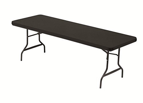 Iceberg iGear Stretch Fabric Table Top Cap 96" x 30" (Rectangular), Black