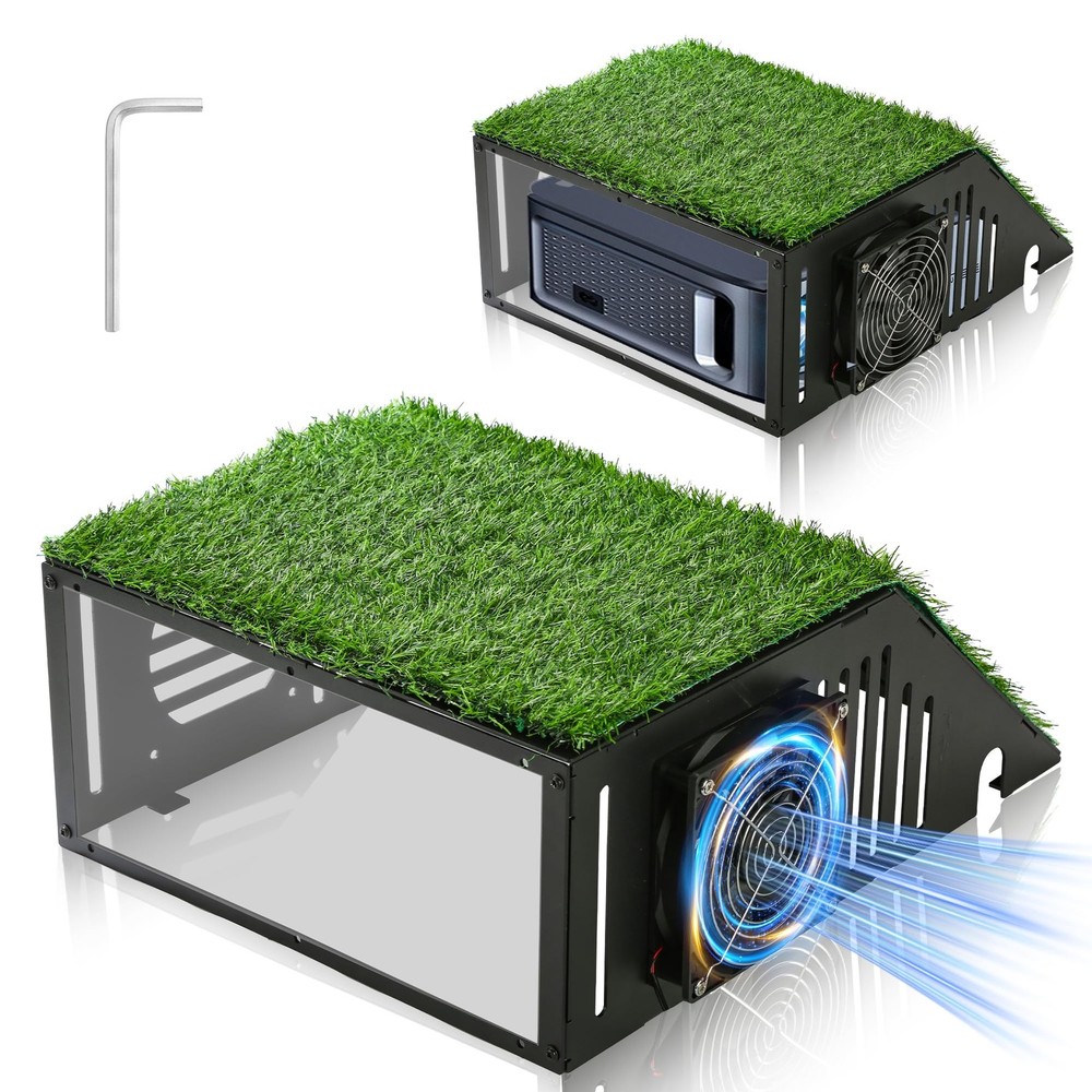 Golf Simulator Projector Cover - Floor Mounted Enclosure with Durable Full St