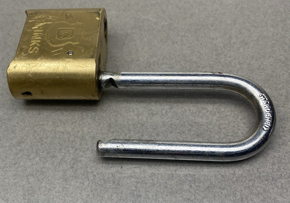 Brinks Combination Lock Used Padlock