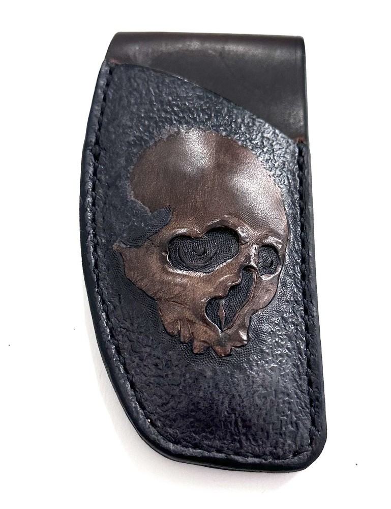 Strider SMF Leather Belt Sheath Handcrafted.