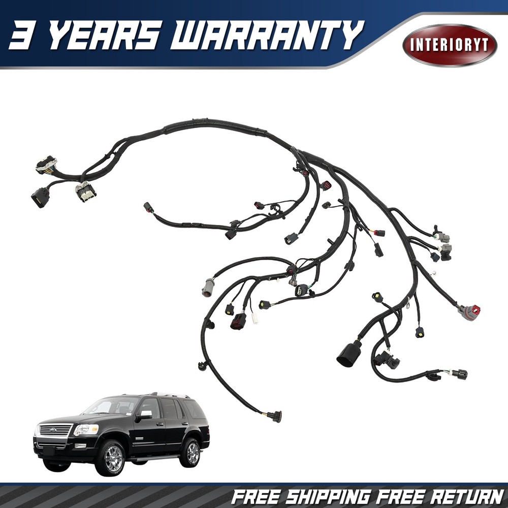 For 2006-2007 Ford Explorer /Sport 4.0L Engine Wire Wiring Harness 6L2Z-9D930-BA