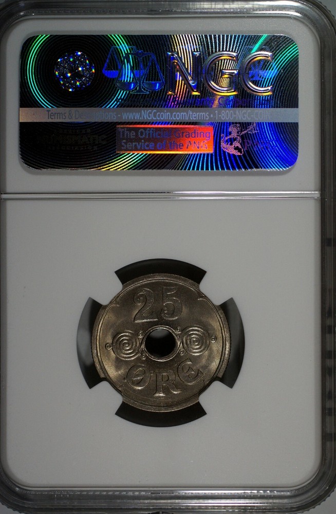 25 øre 1933 NGC MS63