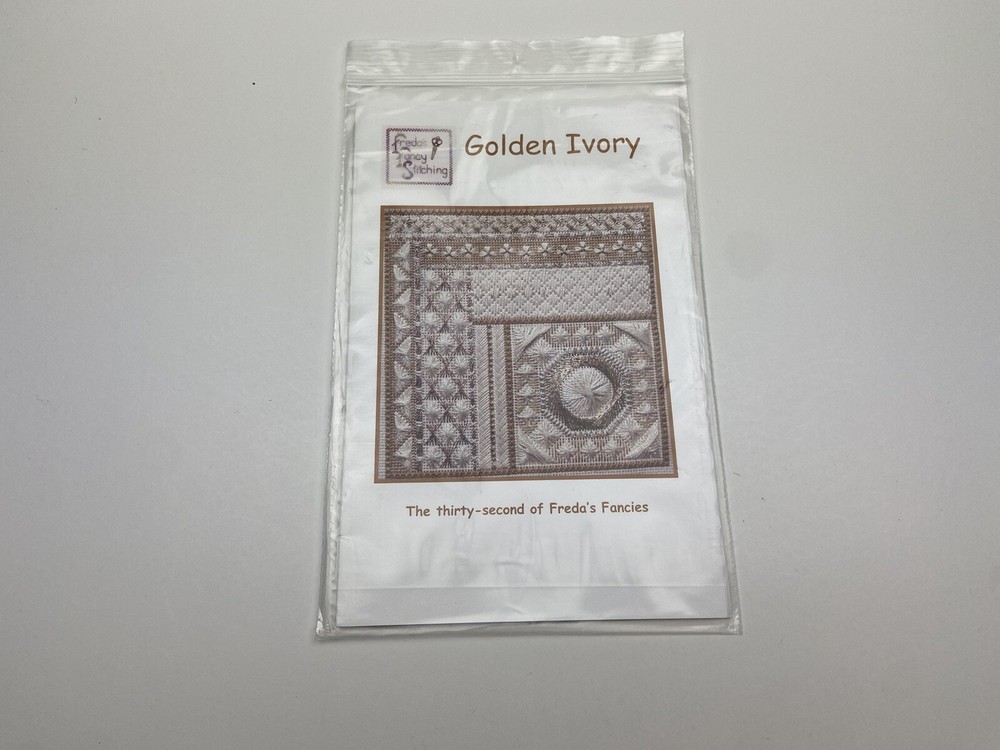Freda’s Fancy Stitching Golden Ivory Needlepoint Pattern 7P