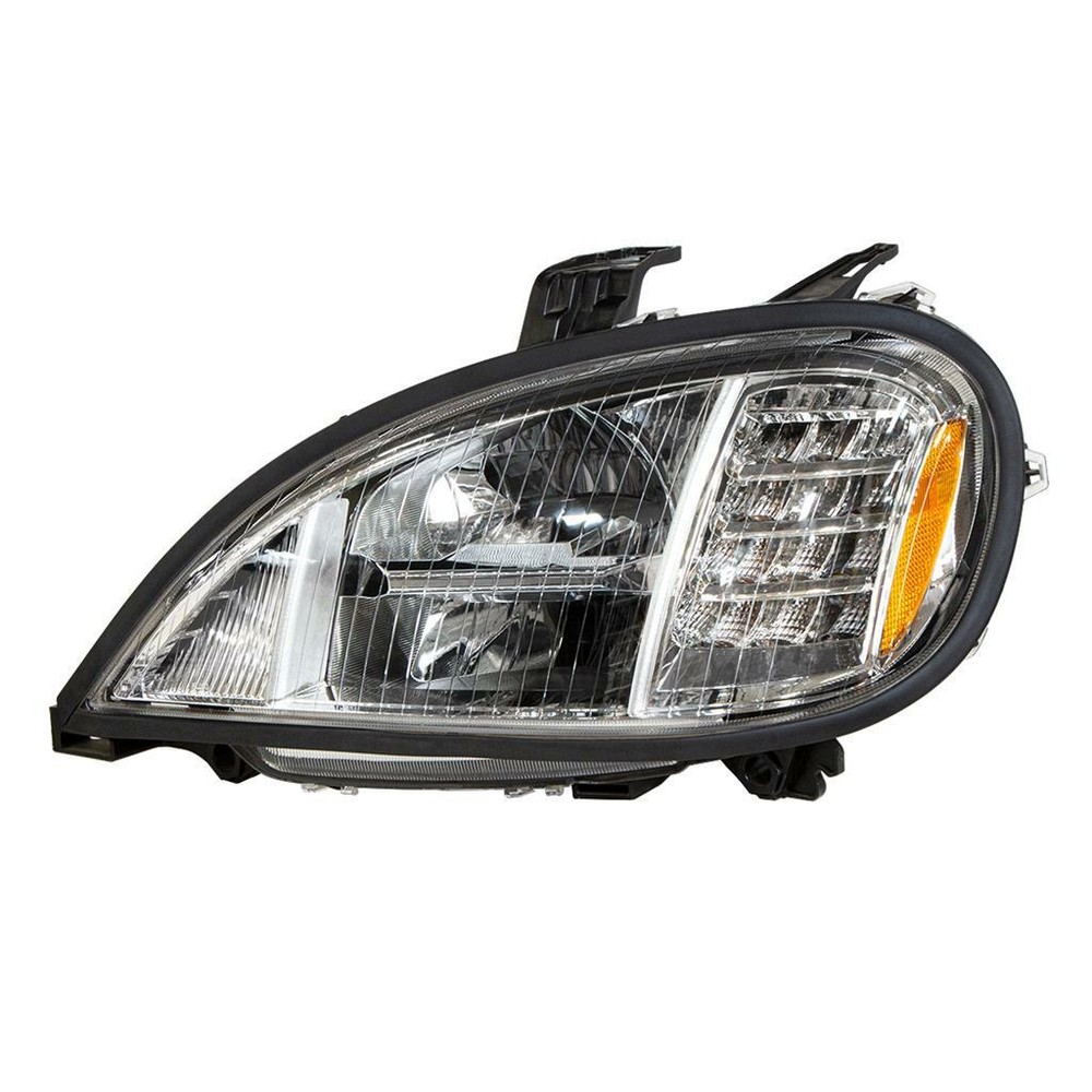 Full LED Headlight for 2001-2020 Freightliner Columbia - Chrome - Driver Side